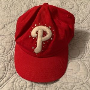 Phillies Hat with Rhinestones